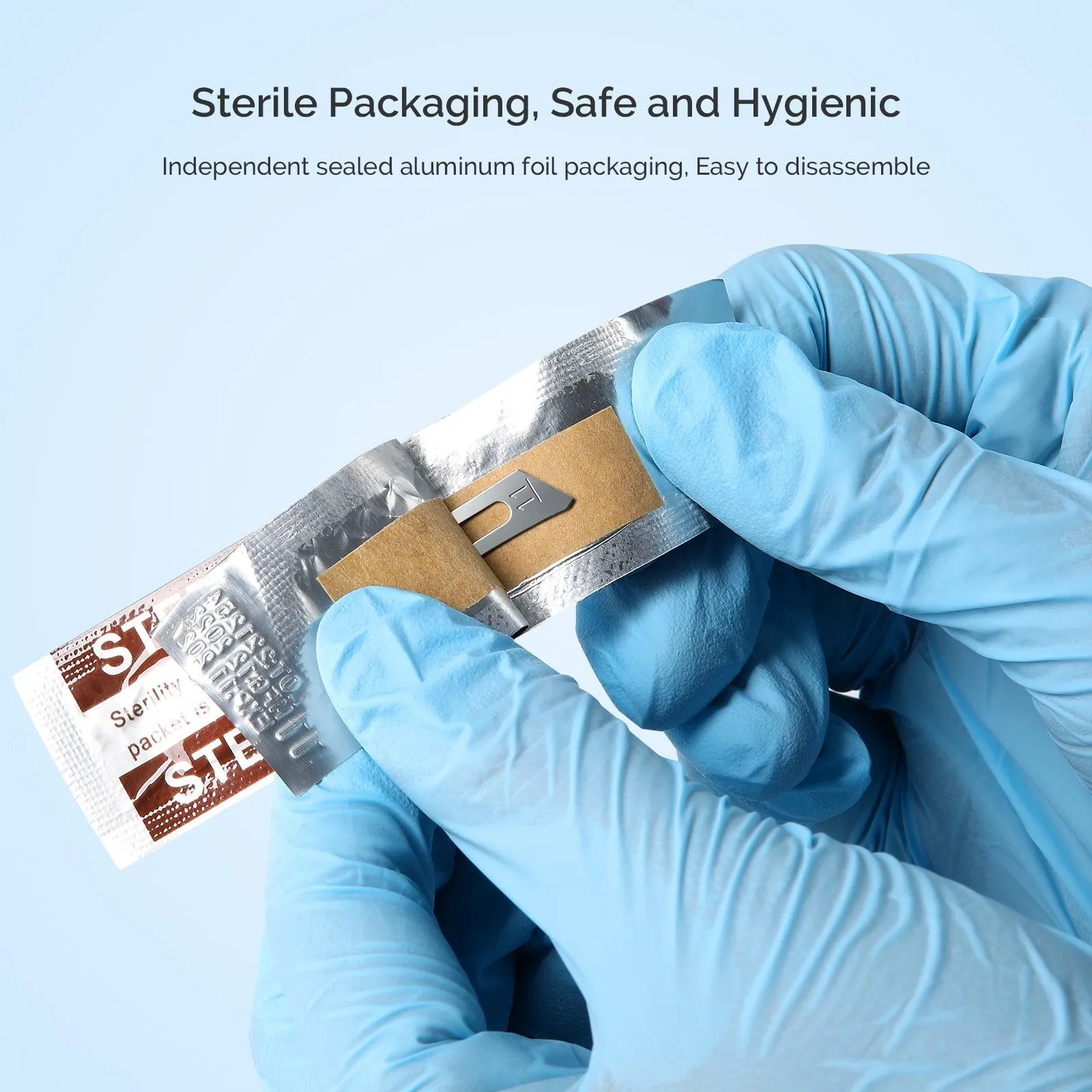JMU Dental Sterile Surgical Blade Stainless Steel 100Pcs/Box