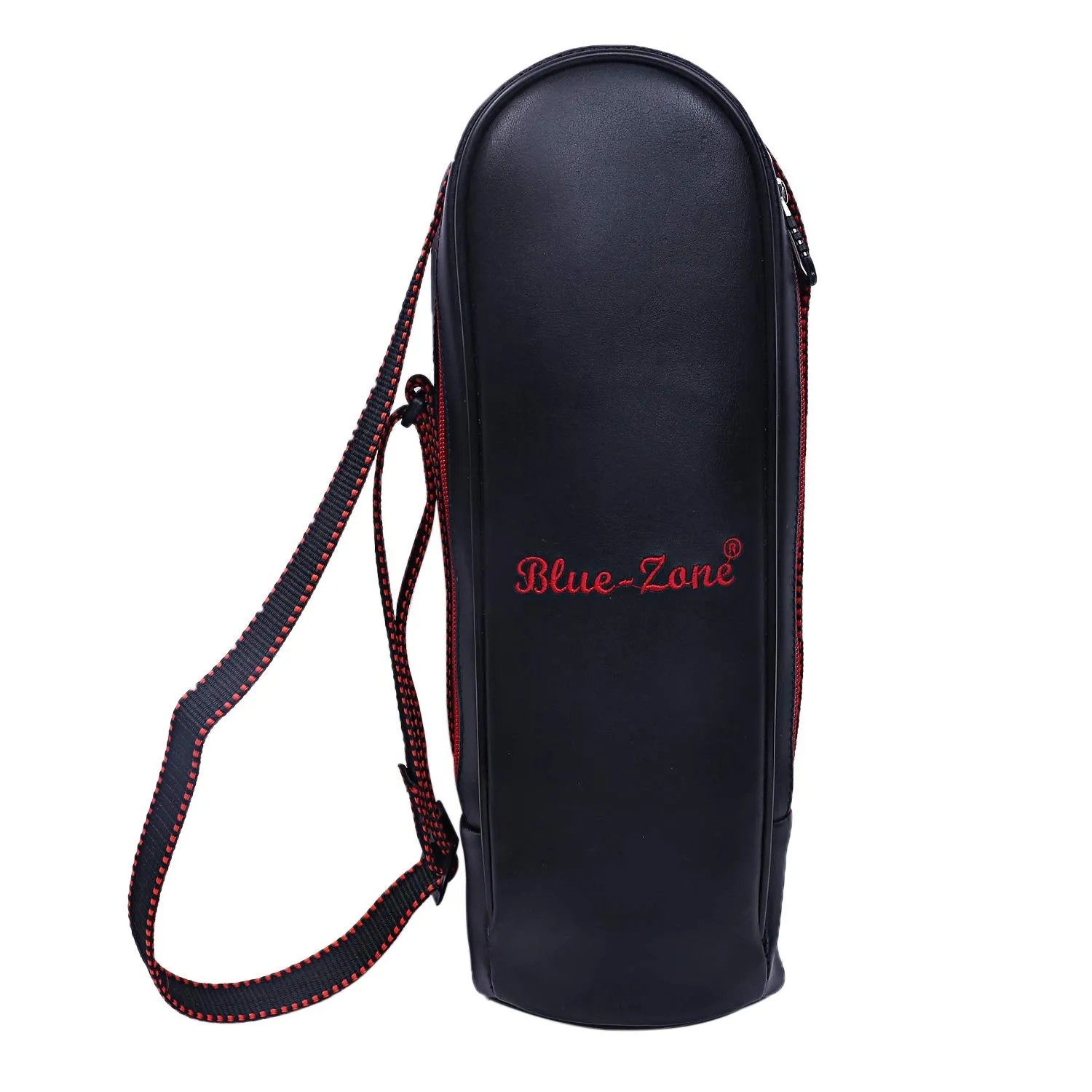 Kuber Industries 2 Pieces Soft Leather Water Bottle Bag, Black, 2 LTR -CTKTC25785