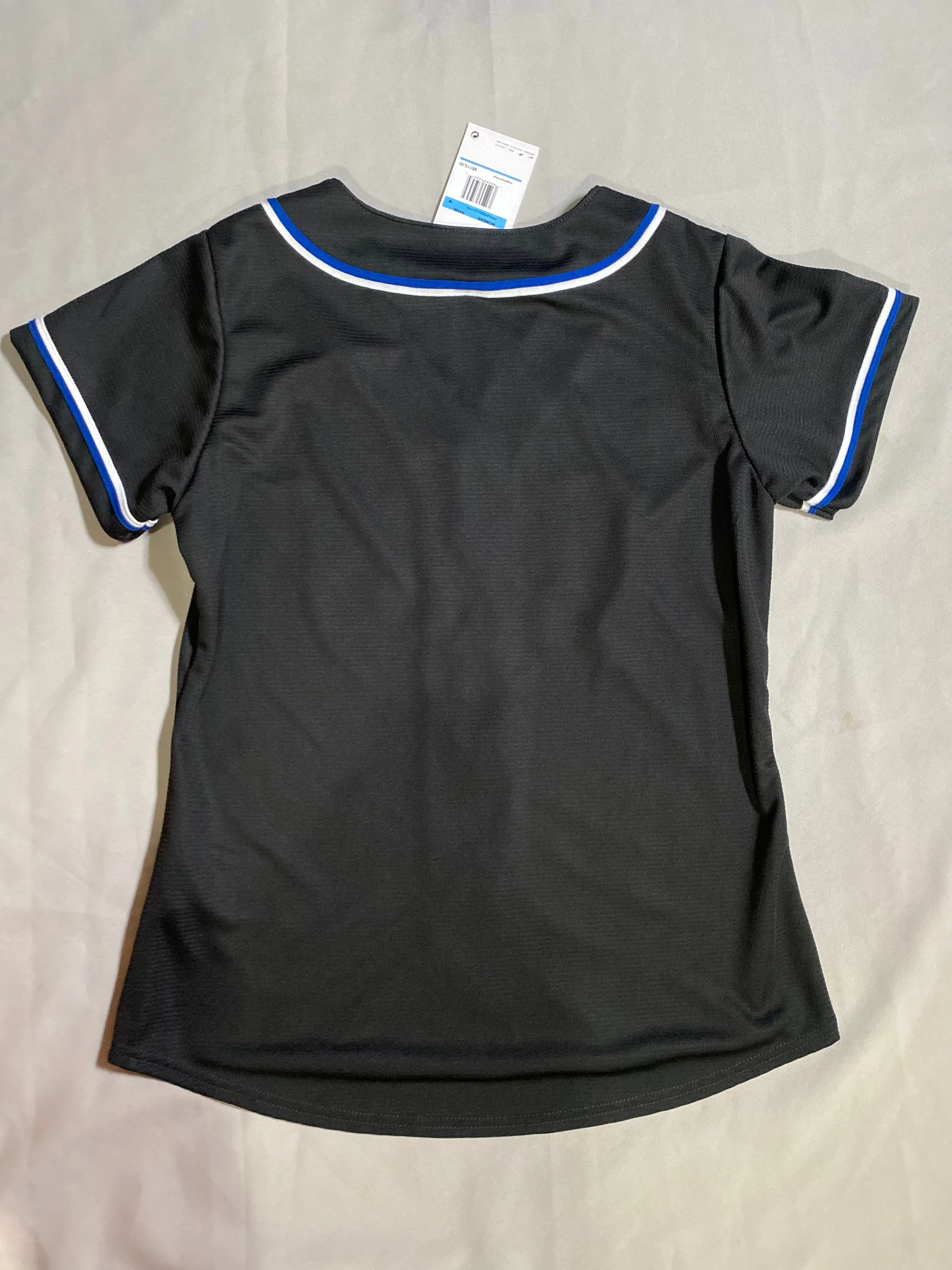 Los Angeles Dodgers MLB Nike Genuine Merchandise Black Jersey for Women