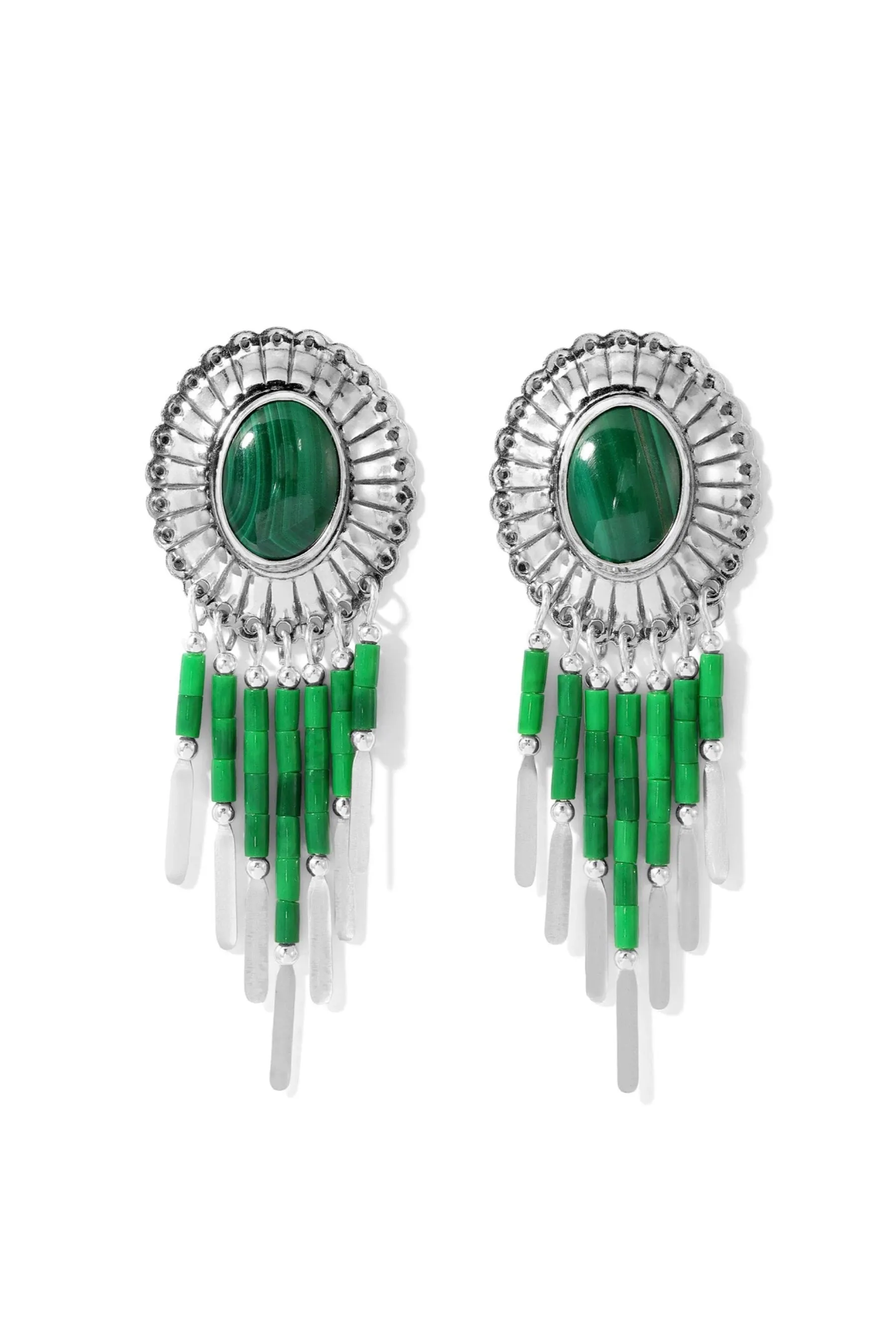 Malachite Pia Earrings