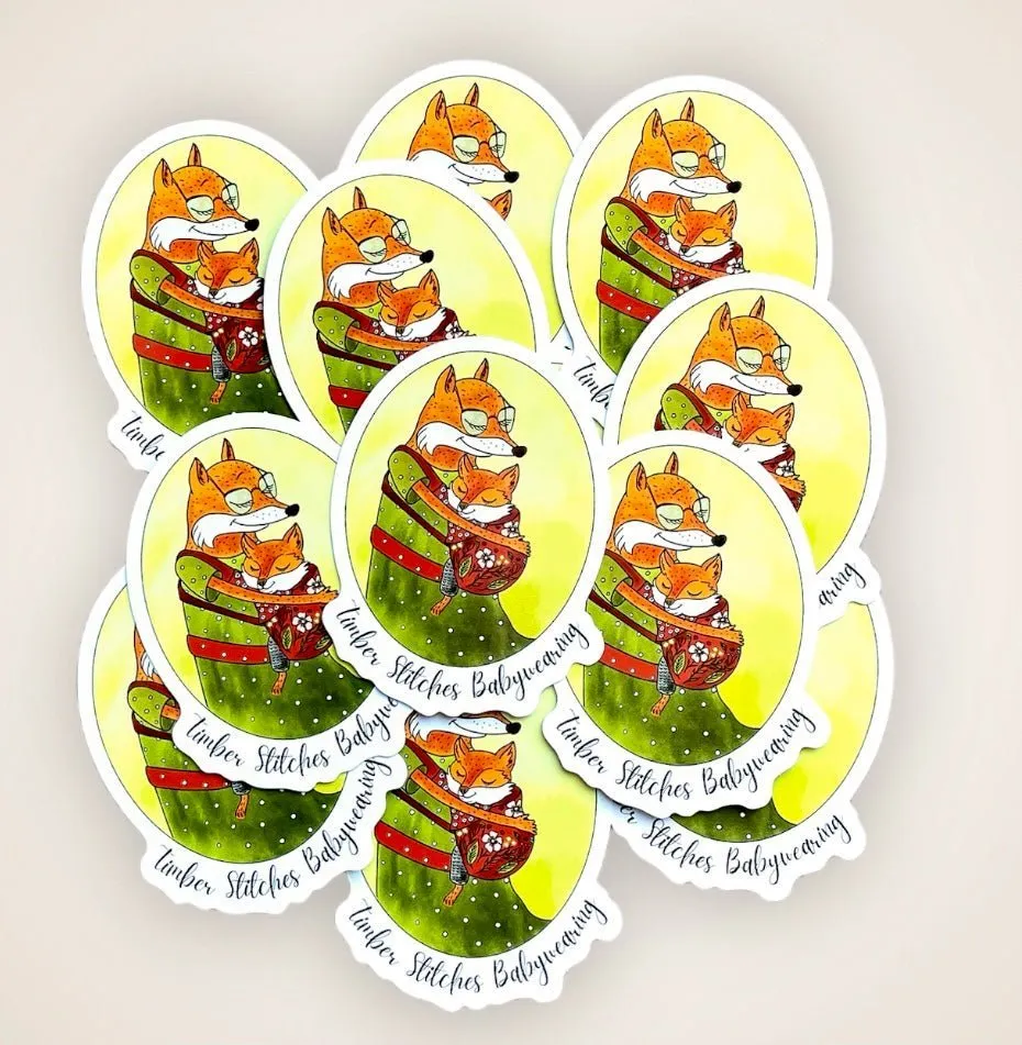 Mama Fox - Babywearing Sticker