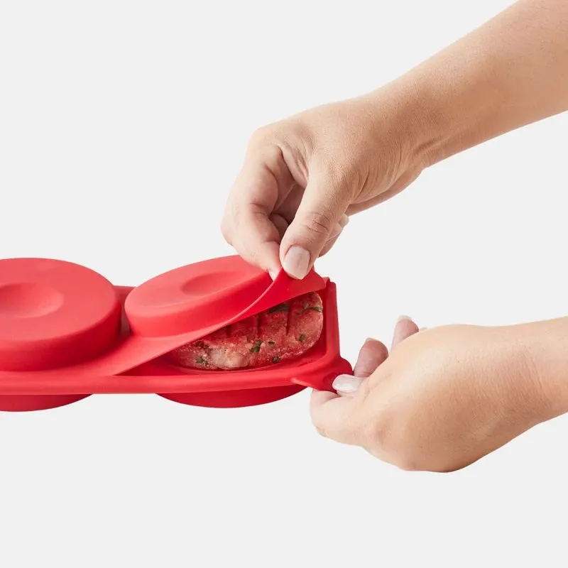 Metrokane Silicone Fold'n Freeze Burger Mold