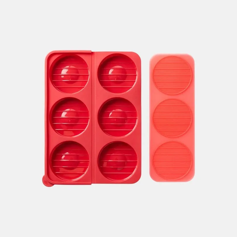 Metrokane Silicone Fold'n Freeze Burger Mold