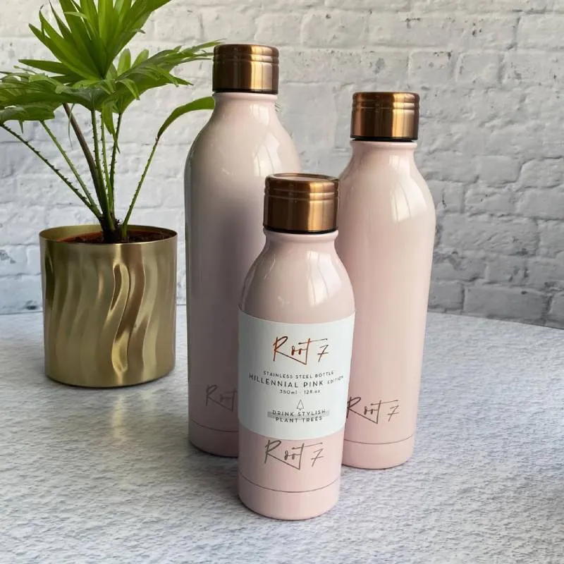 Millennial Pink Water Bottle
