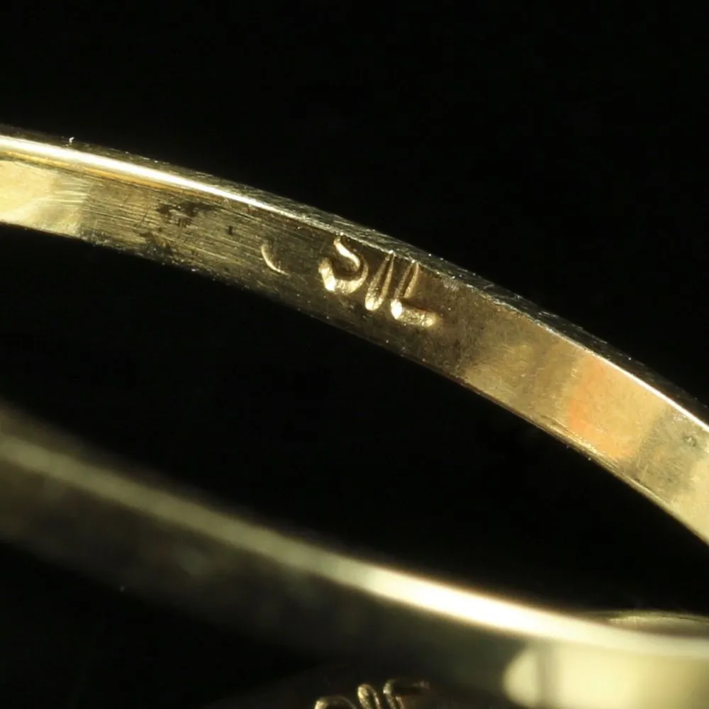 Opal Paste Ring 18Ct Gold On Silver 12Ct Opal