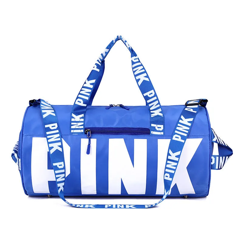 Paziye Pink Logo Gym Tote Bag