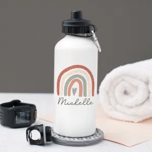Personalised Rainbow Water Bottle