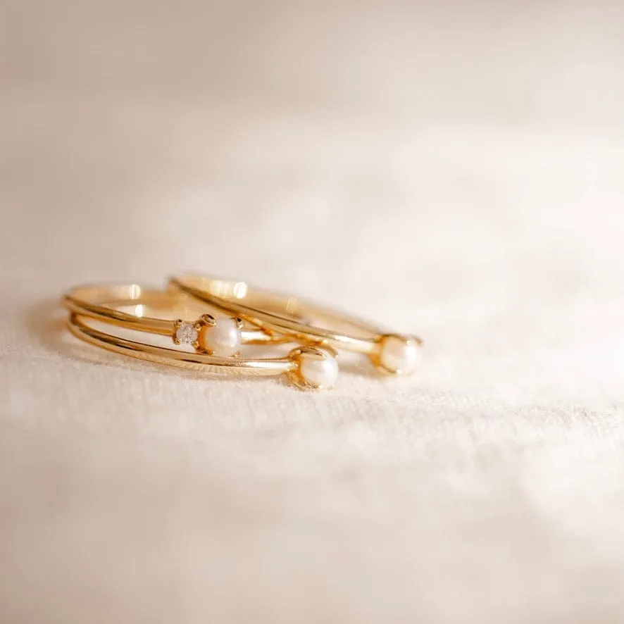 Petite Pearl Ring