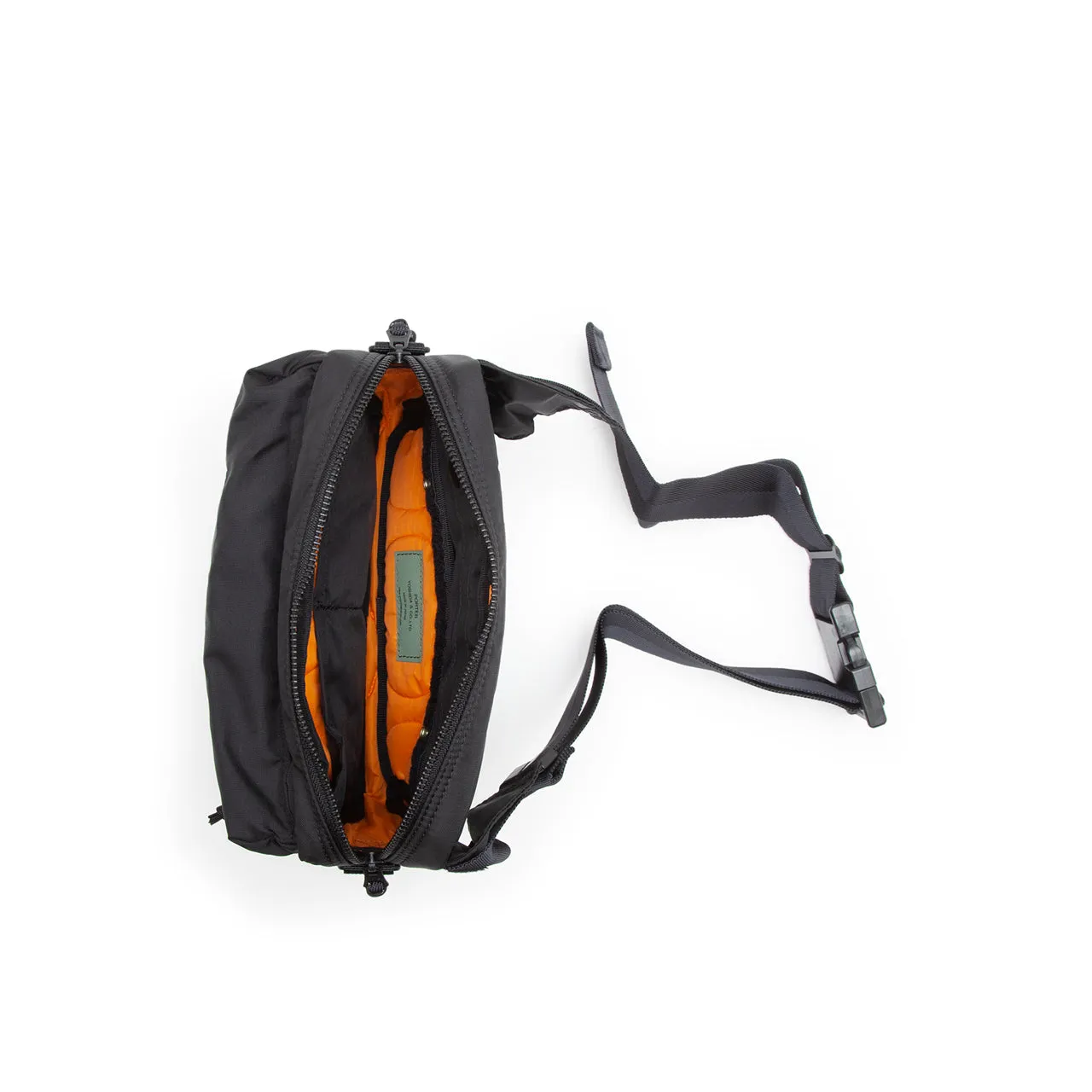 porter by yoshida force 2way waist bag (black)