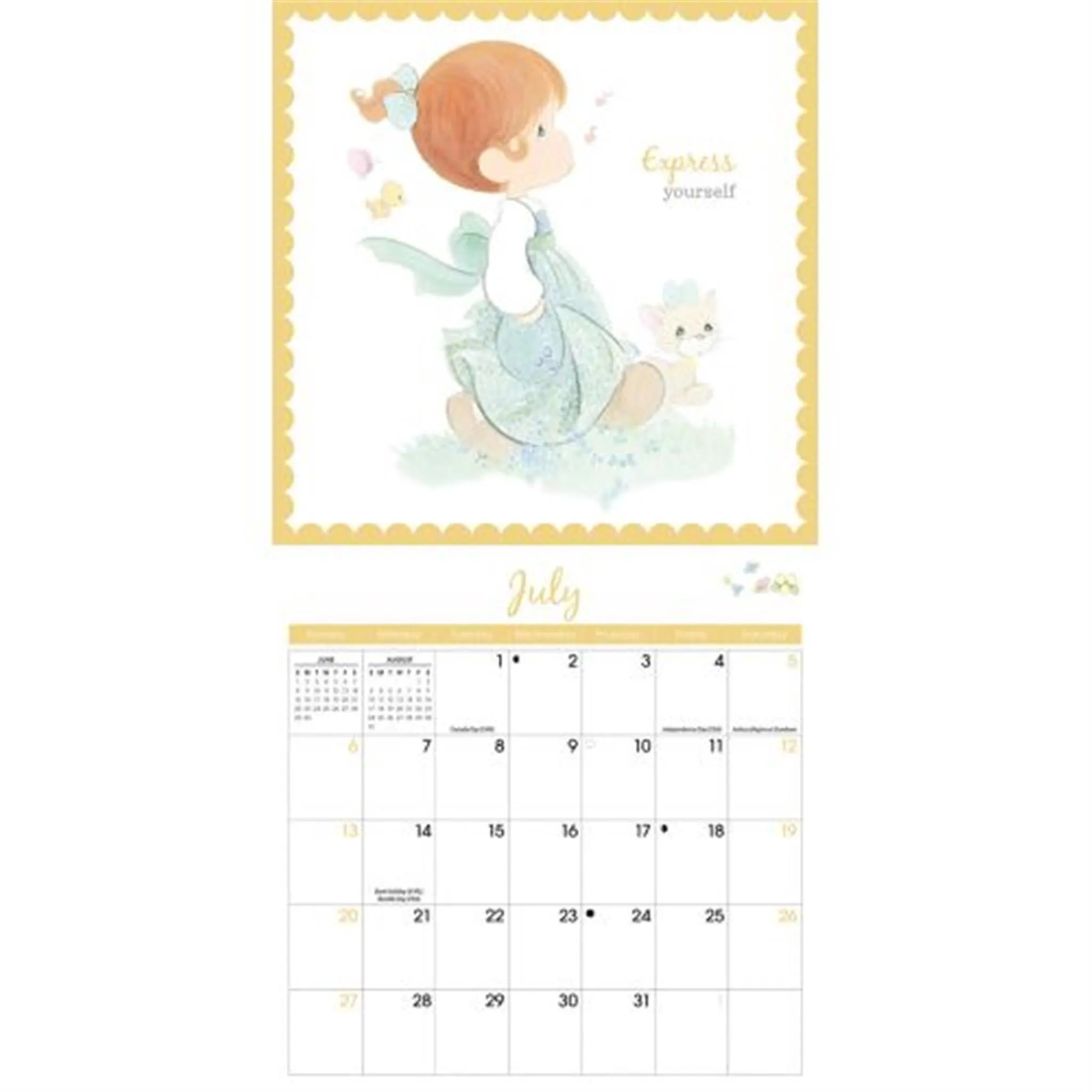 Precious Moments Mini 2025 Calendar