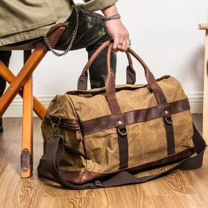 RED BARN RODES WAXED CANVAS WATERPROOF WEEKENDER BAG