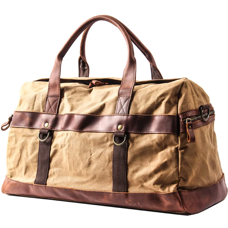 RED BARN RODES WAXED CANVAS WATERPROOF WEEKENDER BAG
