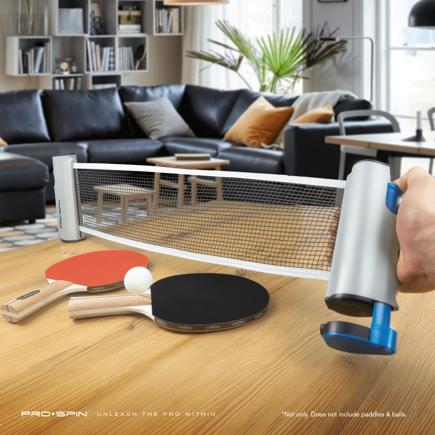Retractable Ping Pong Net
