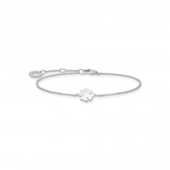 Silver Cloverleaf Bracelet A1990-001-21-L19v