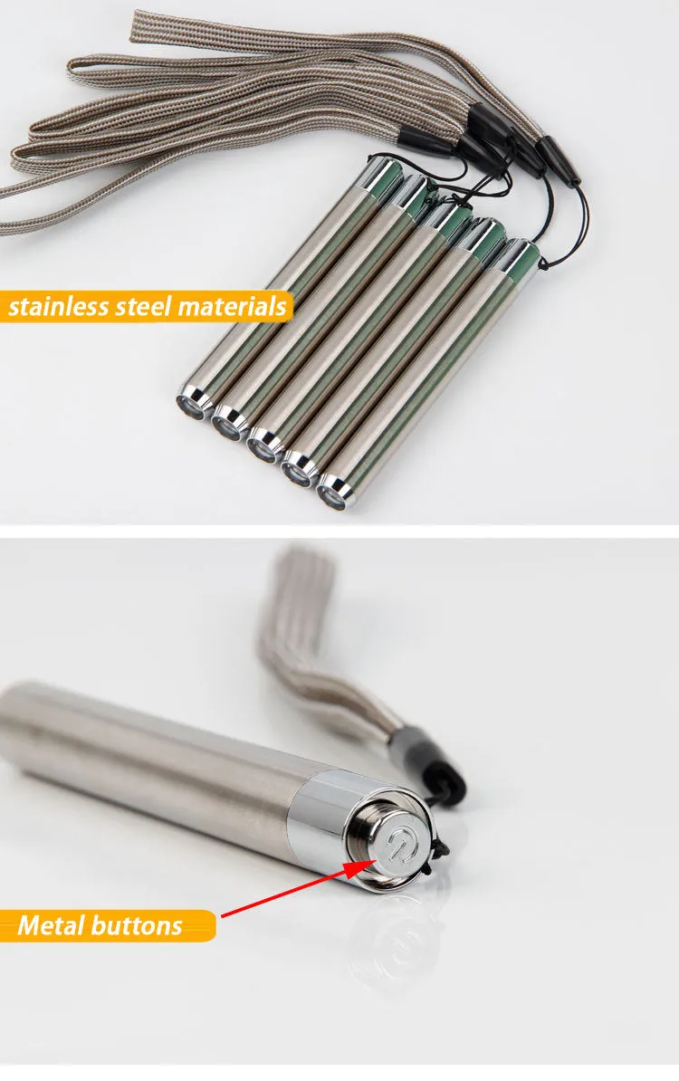 Stainless Steel Mini Pocket Torch Lamp