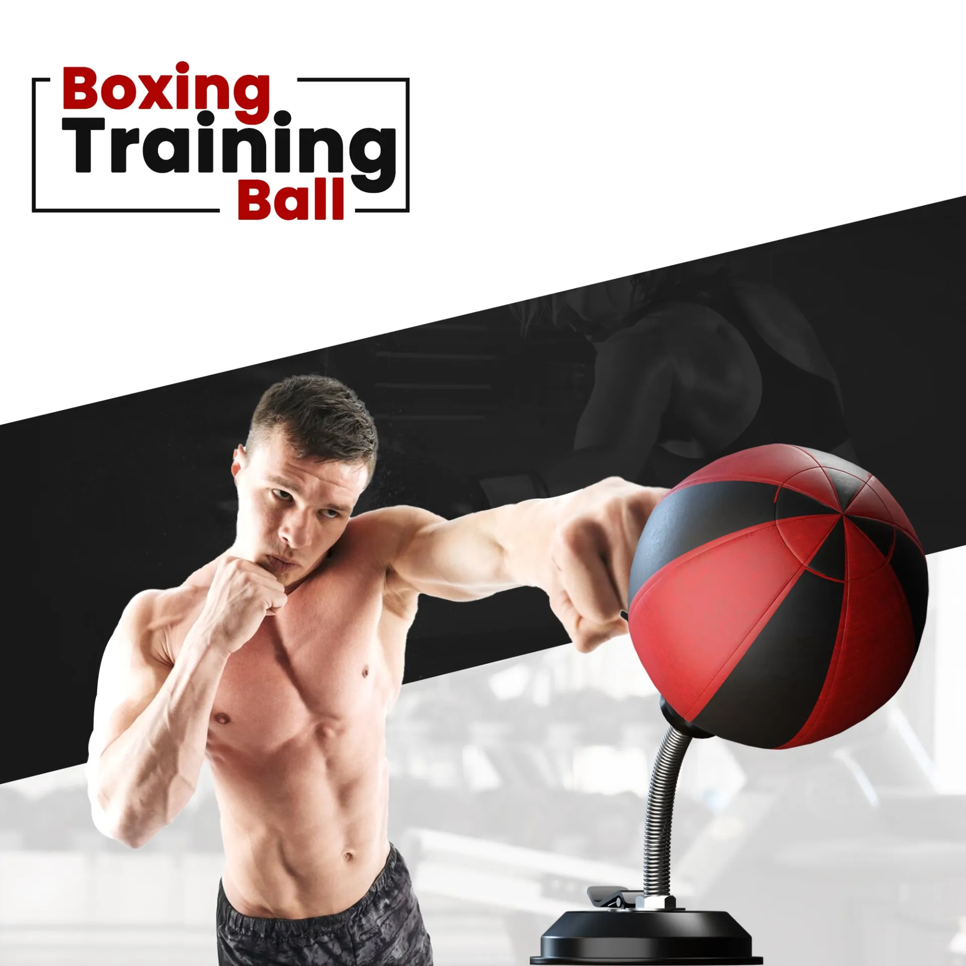 Stress Release Desktop Punching Ball - Suction Cup Boxing Bag for Stress Relief, Focus Training, and Fun