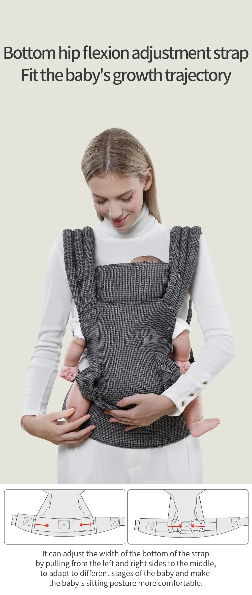 Sunveno Baby Carrier with Neck Support
