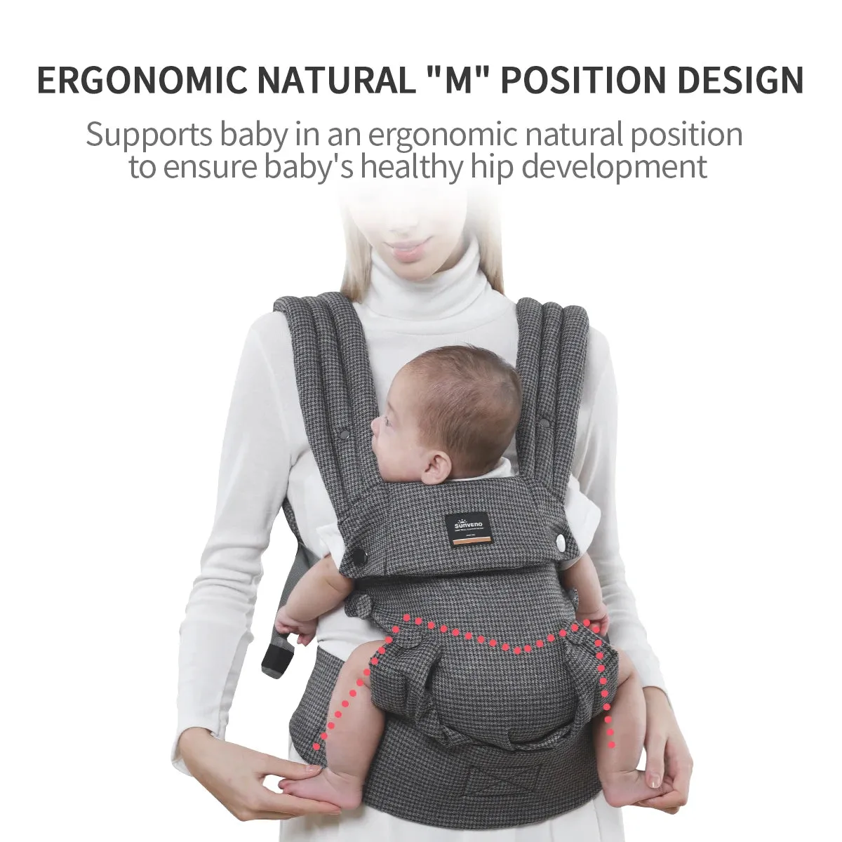 Sunveno Baby Carrier with Neck Support