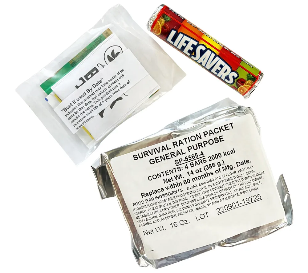 Survival Ration Packet, General Purpose NSN: 8970-00-082-5665