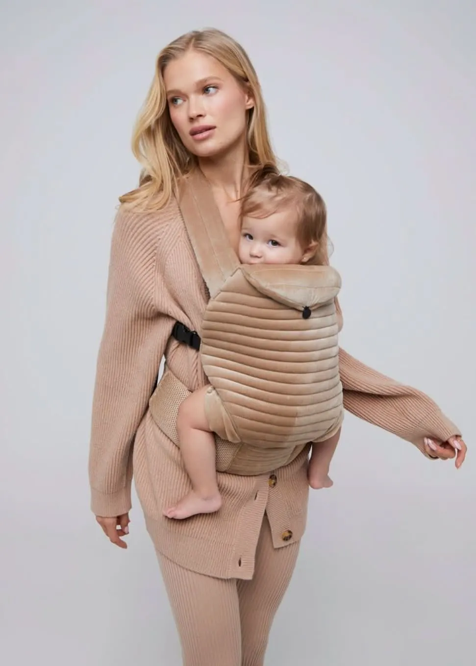 The Armadillo Baby Carrier - Dune Velvet