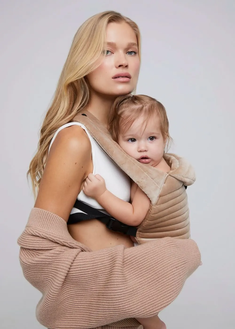 The Armadillo Baby Carrier - Dune Velvet