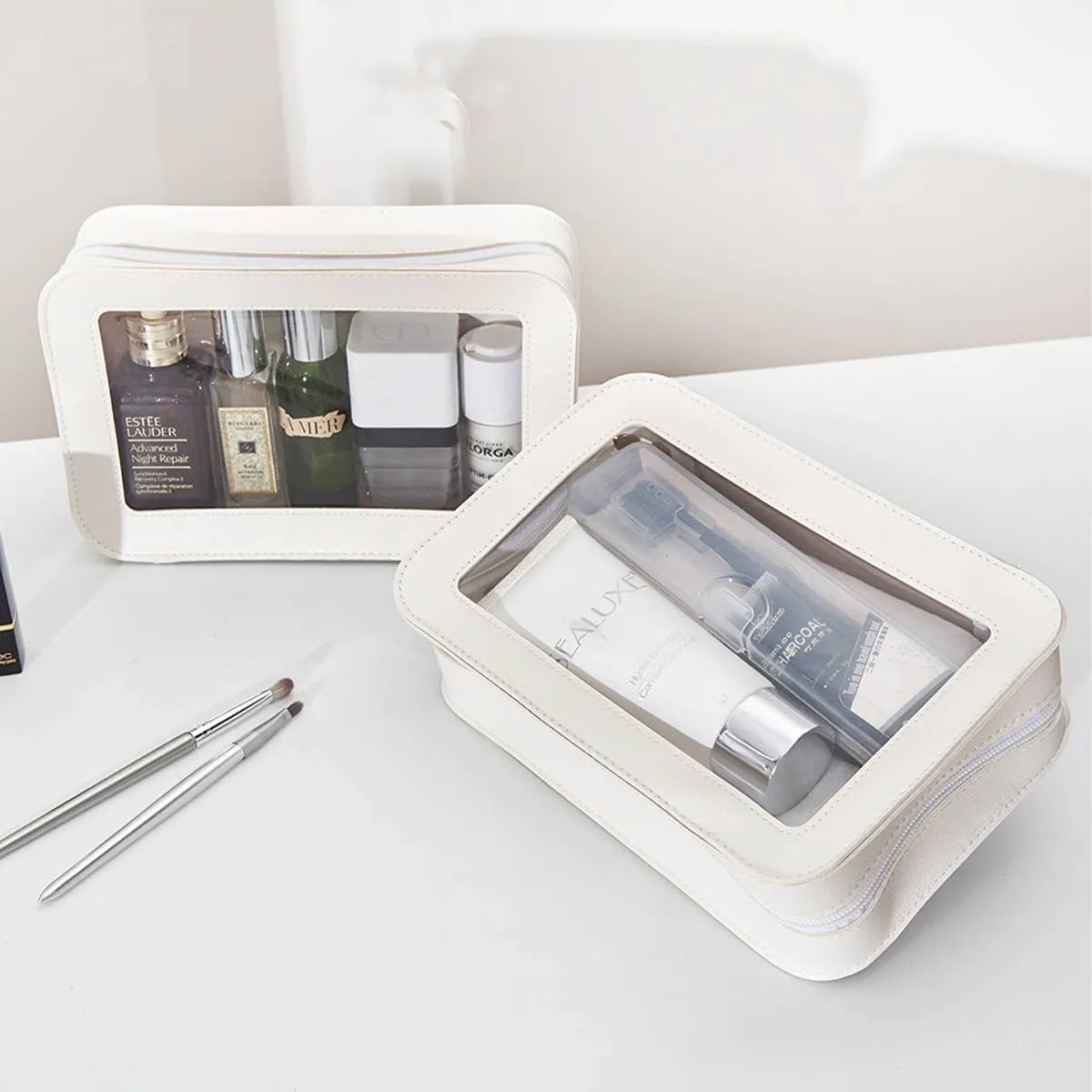 Transparent Travel Makeup Bag