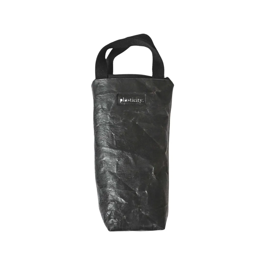 Water-resistant upcycled plastic plastic wine cooler bag | Single bottle