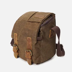 Waterproof And Shockproof Retro Camera Bag Messenger Bag