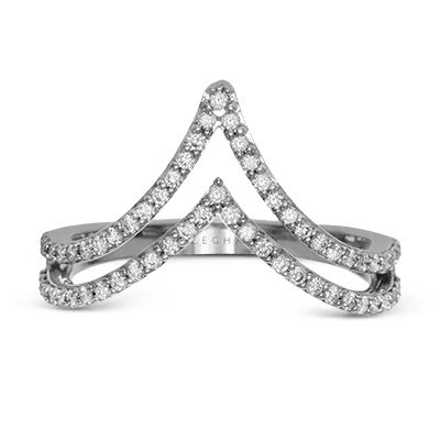 ZR1357 Right Hand Ring in 14k Gold with Diamonds