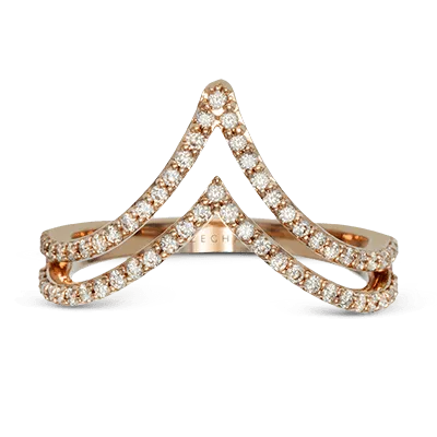 ZR1357 Right Hand Ring in 14k Gold with Diamonds